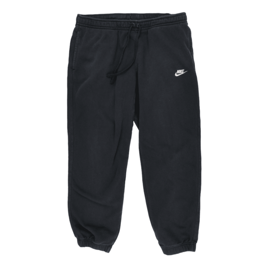 Nike Black Vintage Fleece Joggers XL Cotton Blend Men's Trousers 78 cm Inseam 92 cm Waist