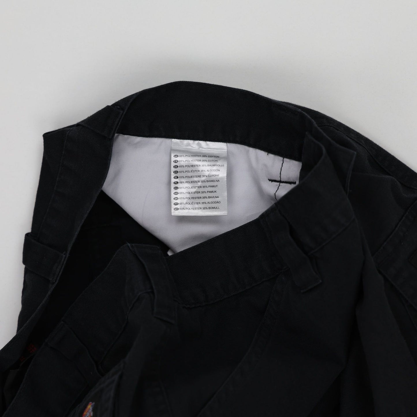 Dickies Black Cargo Trousers 32W 32 Inseam 65 Polyester 35 Cotton