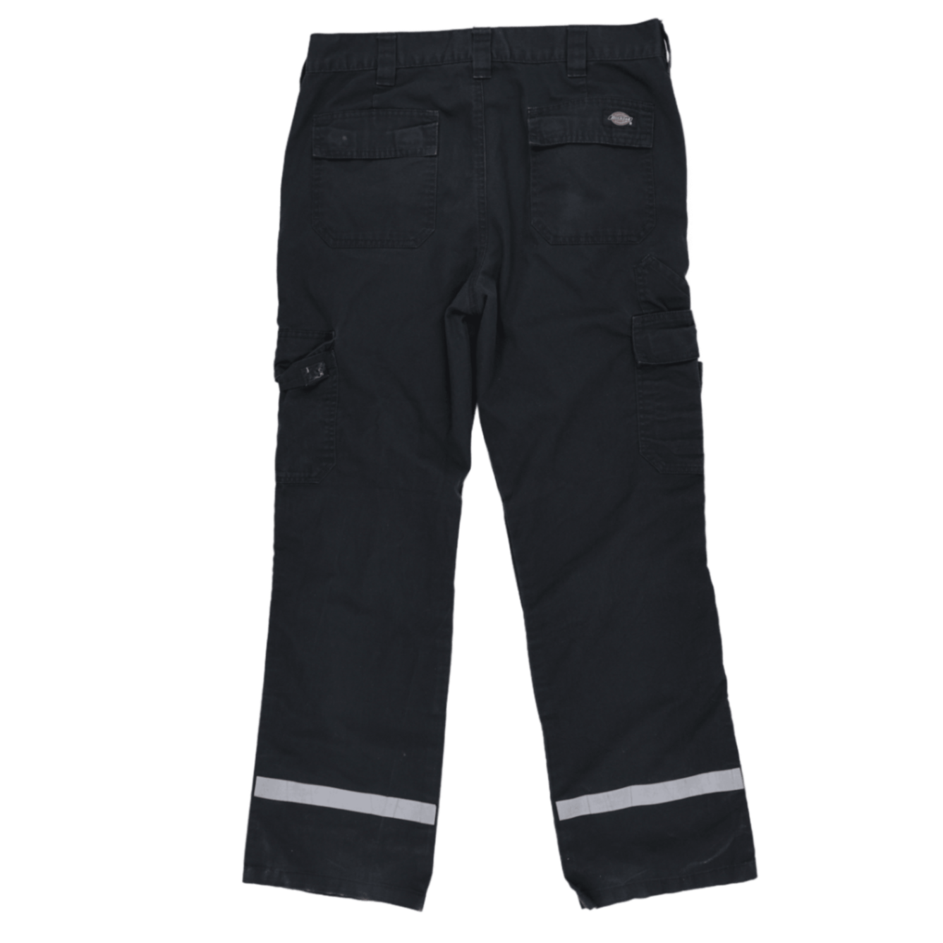 Dickies Black Cargo Trousers 32W 32 Inseam 65 Polyester 35 Cotton