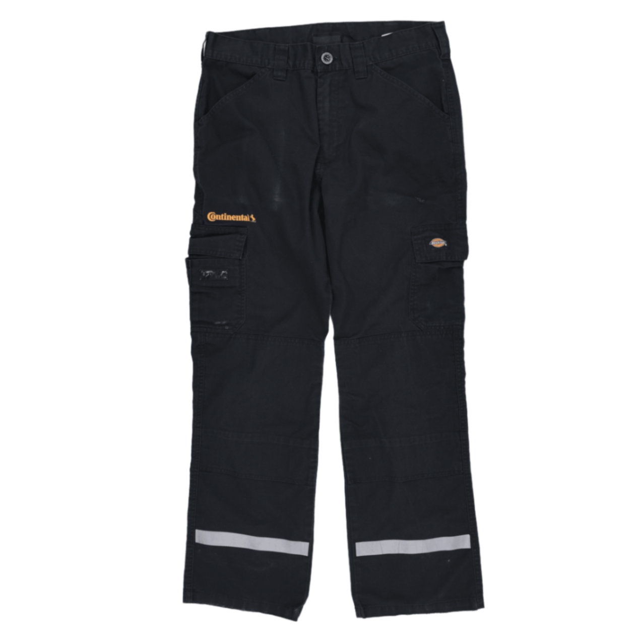 Dickies Black Cargo Trousers 32W 32 Inseam 65 Polyester 35 Cotton