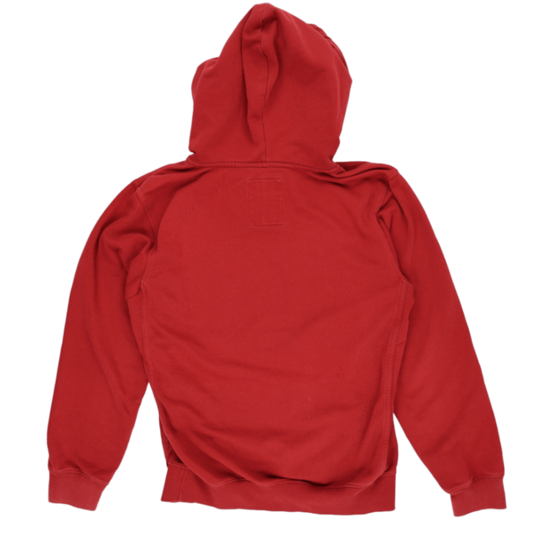 Champion Vintage Red Pullover Hoodie Medium Cotton Blend Hooded Sweatshirt