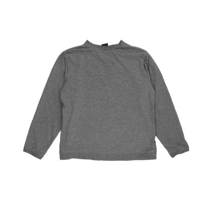 Nike Team Iowa Hawkeyes Vintage Grey V-Neck Sweatshirt Large Cotton Blend