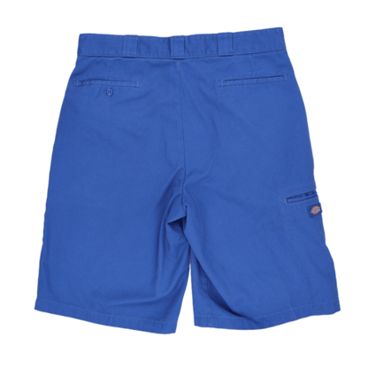 Dickies Blue Work Shorts 36 Inch Waist 11 Inch Inseam Cotton Blend Mens