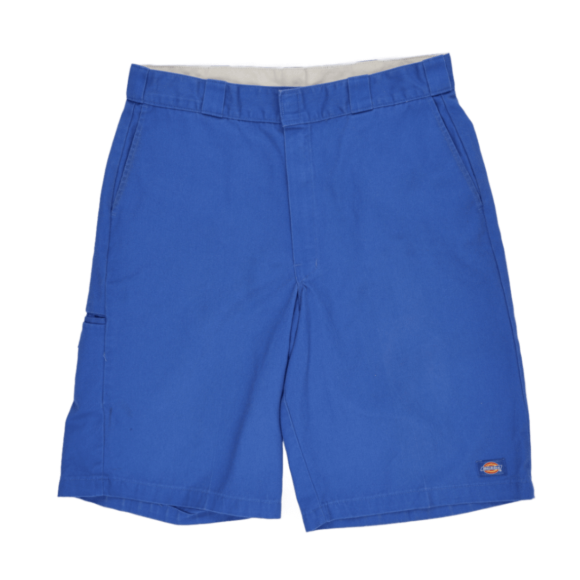 Dickies Blue Work Shorts 36 Inch Waist 11 Inch Inseam Cotton Blend Mens