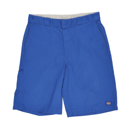 Dickies Blue Work Shorts 36 Inch Waist 11 Inch Inseam Cotton Blend Mens