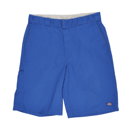 Dickies Blue Work Shorts 36 Inch Waist 11 Inch Inseam Cotton Blend Mens