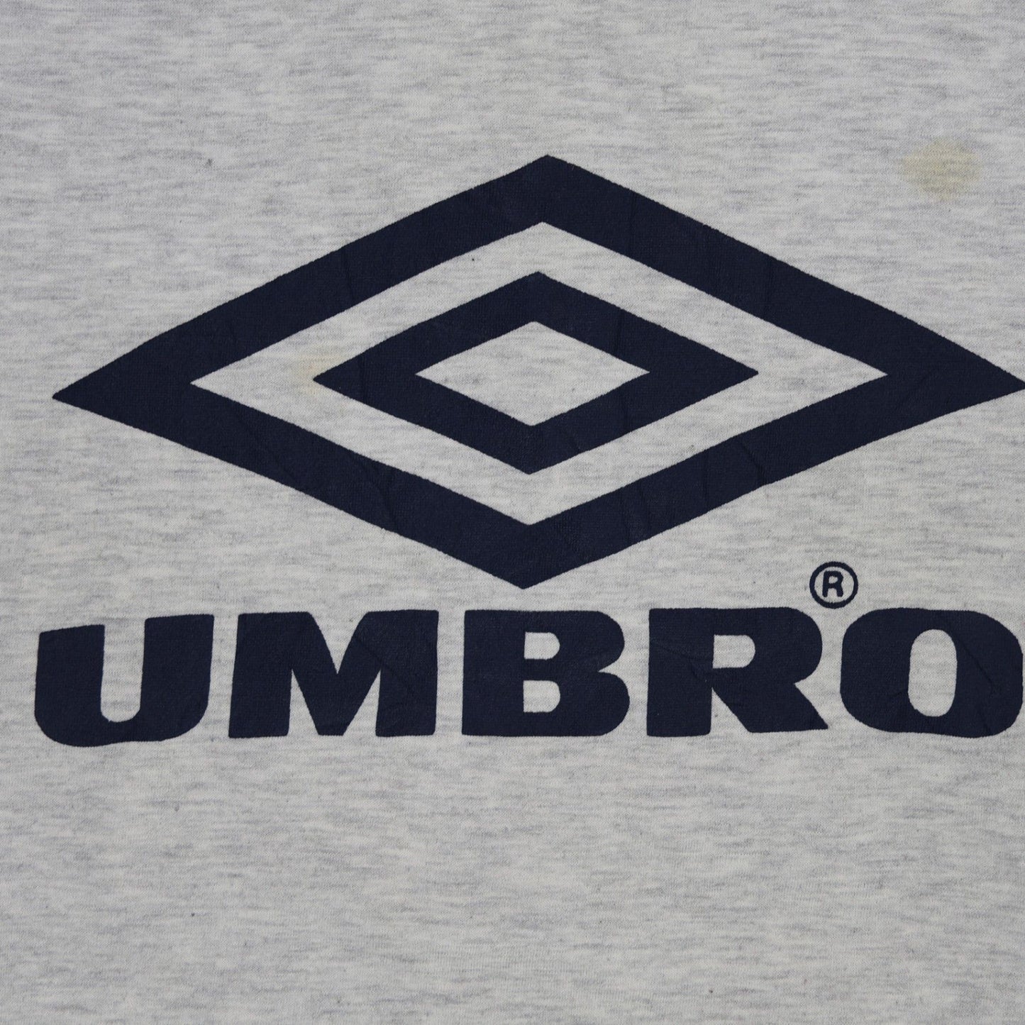 Umbro Vintage Grey Crew Neck Sweatshirt XL Cotton Blend Men's Activewear