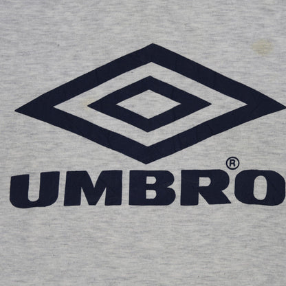 Umbro Vintage Grey Crew Neck Sweatshirt XL Cotton Blend Men's Activewear