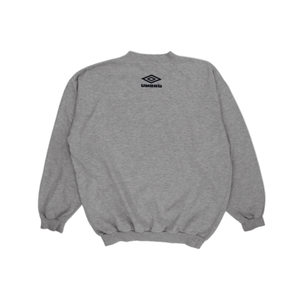 Umbro Vintage Grey Crew Neck Sweatshirt XL Cotton Blend Men's Activewear