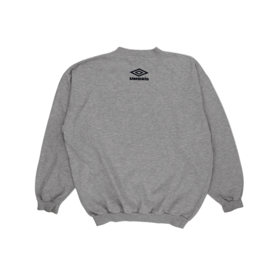 Umbro Vintage Grey Crew Neck Sweatshirt XL Cotton Blend Men's Activewear