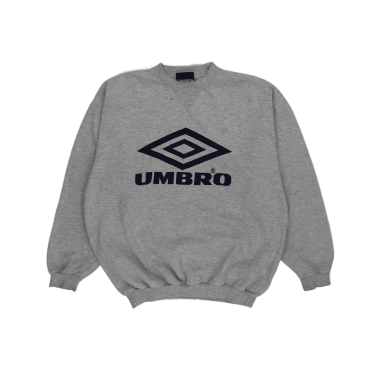 Umbro Vintage Grey Crew Neck Sweatshirt XL Cotton Blend Men's Activewear