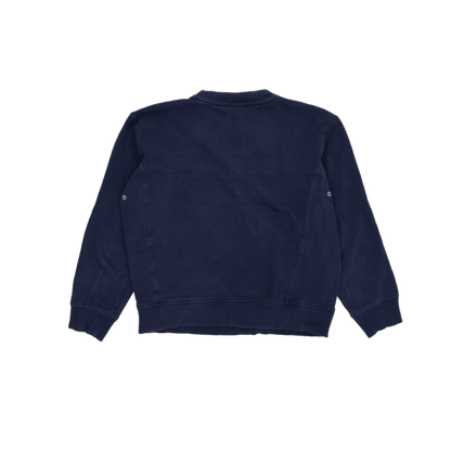 Fila Training Navy Sweatshirt Men's Medium Crew Neck Cotton Blend Vintage Casual