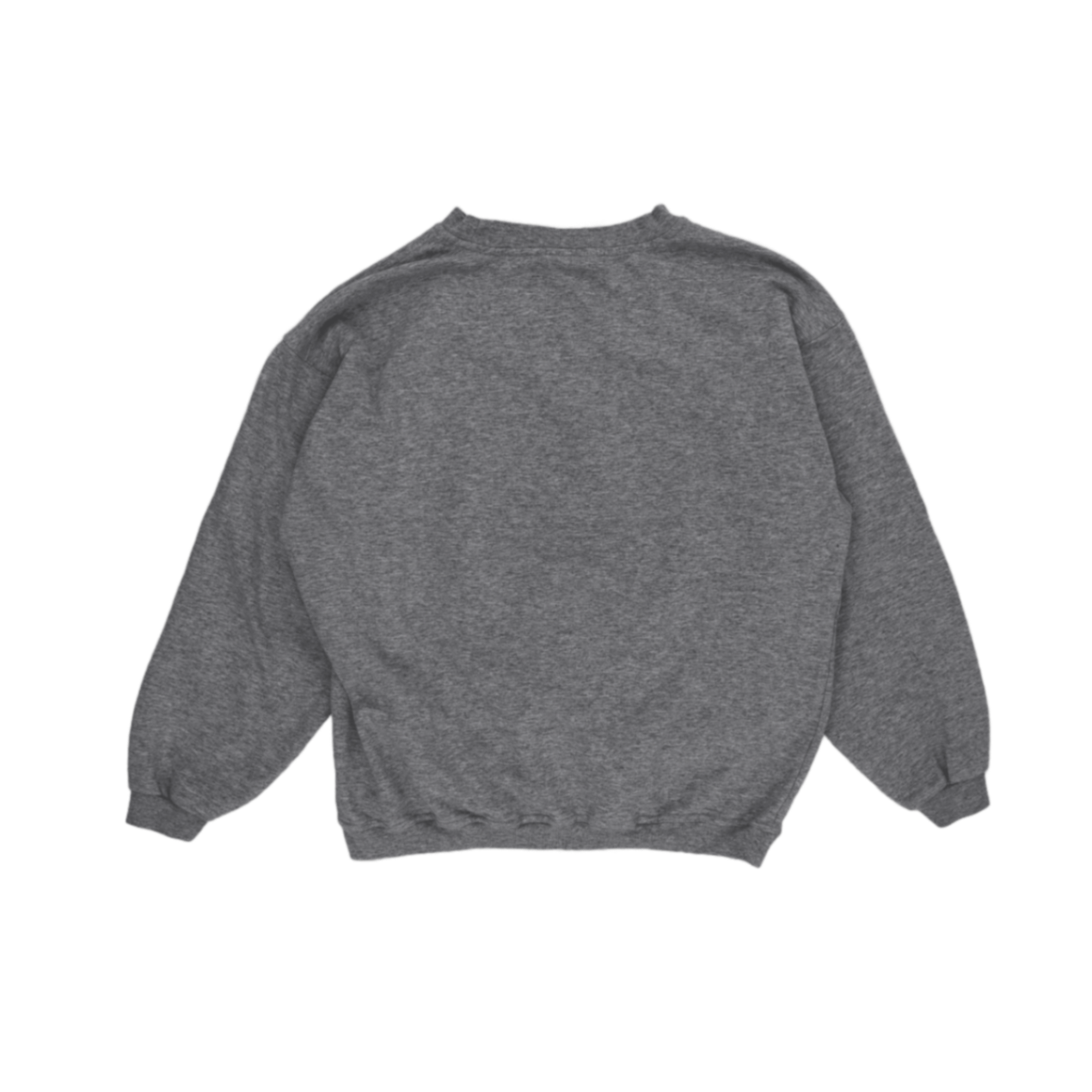 Reebok Vintage Grey Crew Neck Pullover Sweatshirt Large Cotton Blend