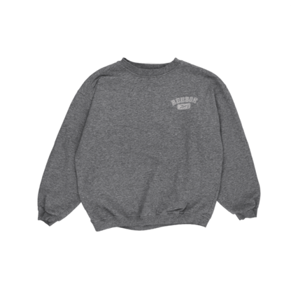 Reebok Vintage Grey Crew Neck Pullover Sweatshirt Large Cotton Blend