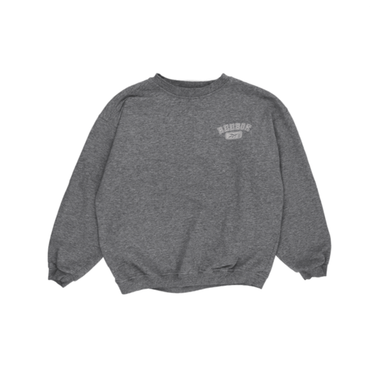 Reebok Vintage Grey Crew Neck Pullover Sweatshirt Large Cotton Blend