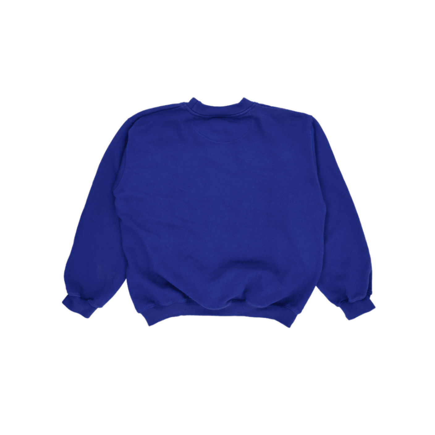 Naf Naf Vintage Blue Pullover Sweatshirt Unisex Size Small Cotton Blend Crew Neck