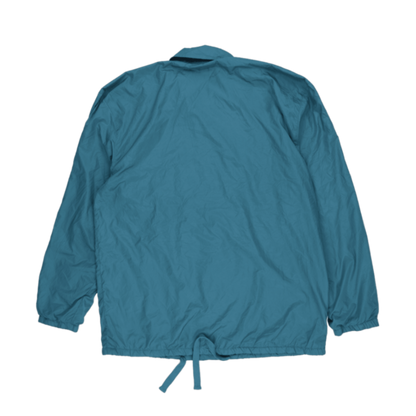 Reebok Classic Teal Coach Jacket Men's Large Vintage Polyester