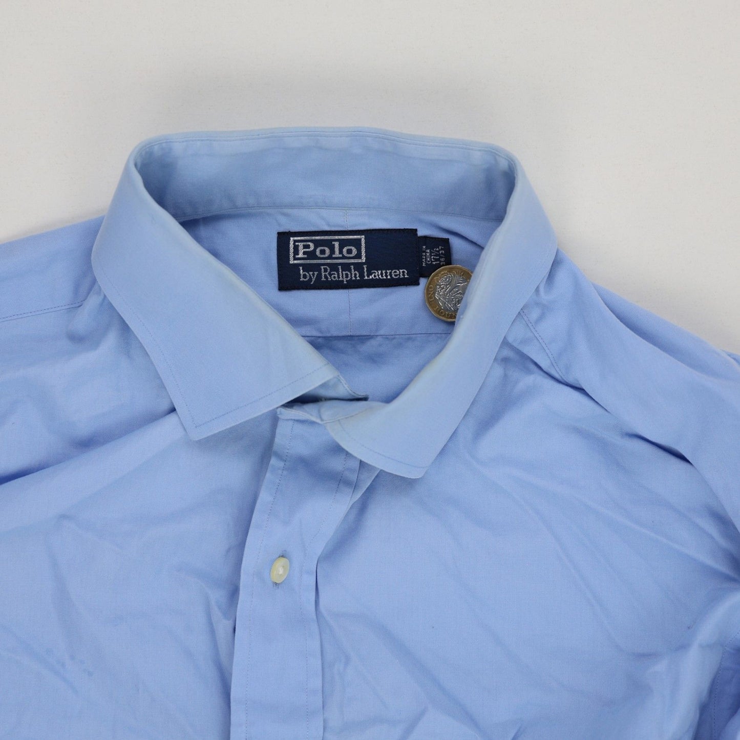 Polo Ralph Lauren Men's Oxford Shirt Blue Large Cotton