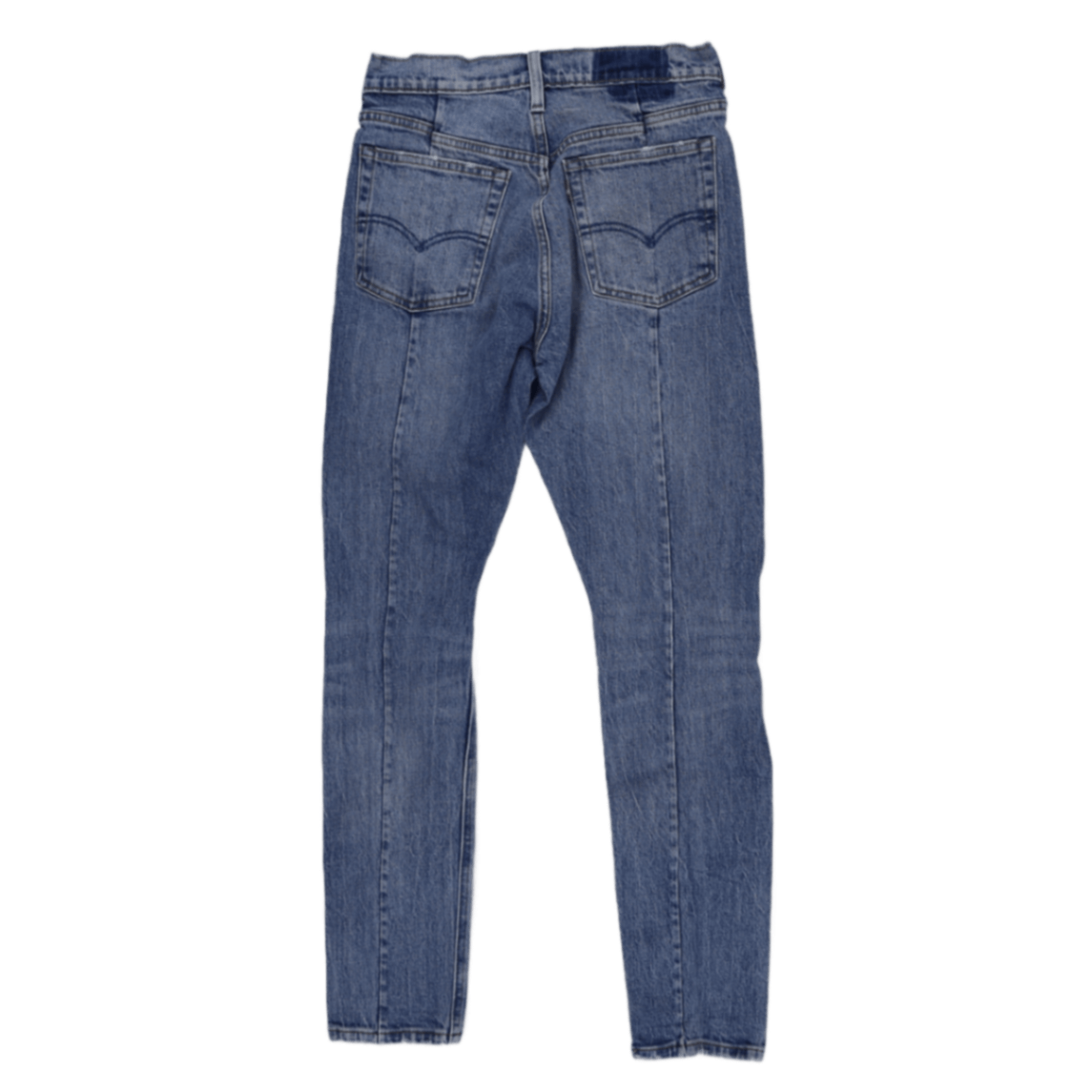 Levi's Altered 501 Skinny Fit Jeans Light Blue W26 L30 100 Cotton Vintage