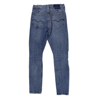 Levi's Altered 501 Skinny Fit Jeans Light Blue W26 L30 100 Cotton Vintage