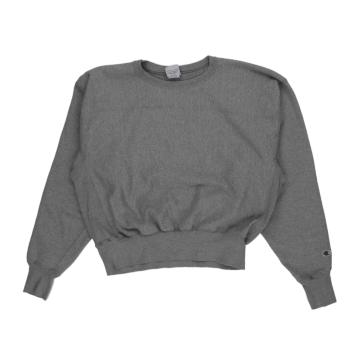 Champion Reverse Weave Grey Crewneck Sweatshirt Large Cotton Blend Vintage