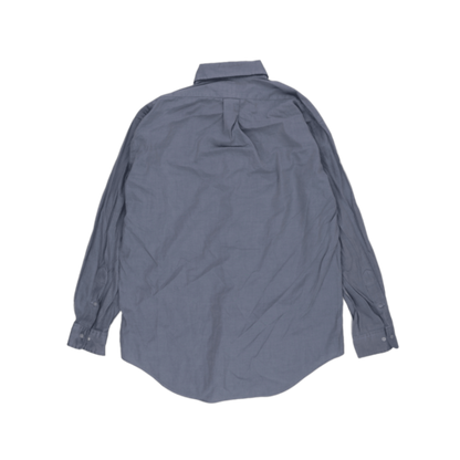 Ralph Lauren Yarmouth Oxford Shirt for Men Blue Size 15.5 Large Cotton Long Sleeve Collared