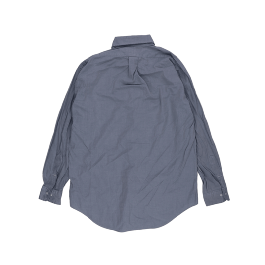 Ralph Lauren Yarmouth Oxford Shirt for Men Blue Size 15.5 Large Cotton Long Sleeve Collared