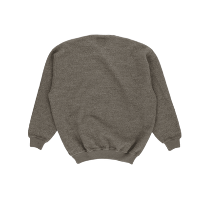 PROJECT by Setball Vintage Grey Wool Blend Crew Neck Sweatshirt Unisex Size M